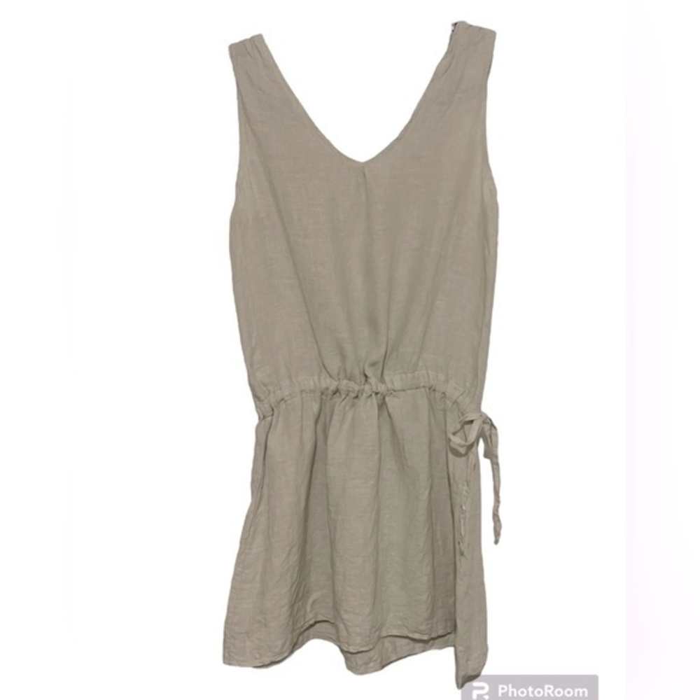 VALENTINA NALDI 100% Linen Oversized Dress Size‎ Small